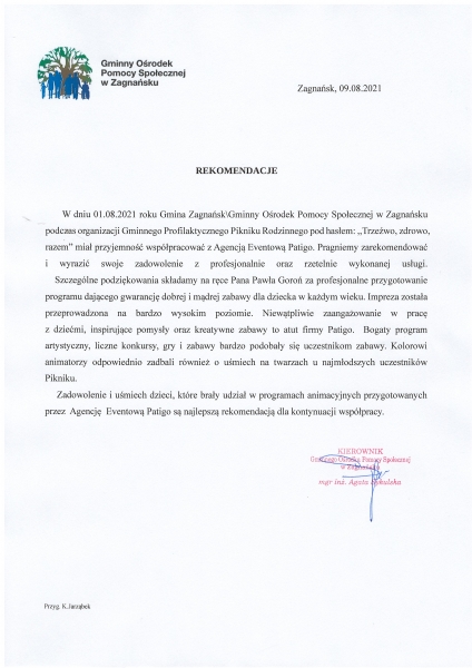 Gminny Ośrodek Pomocy Społecznej w Zagnańsku